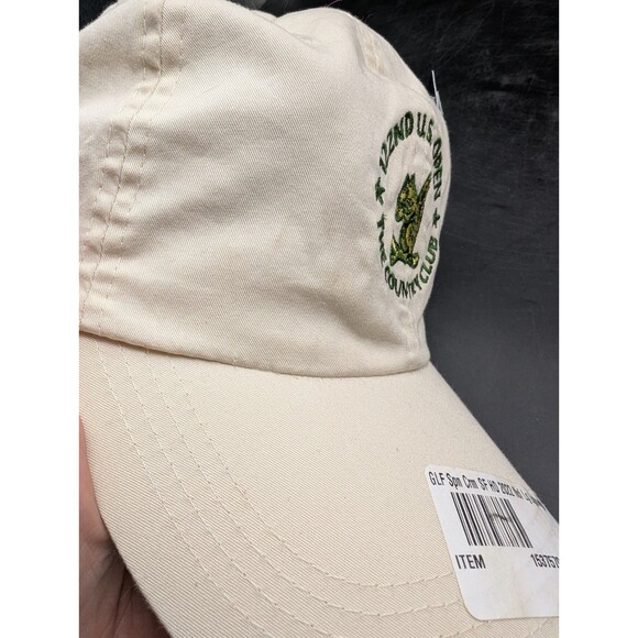 Ahead 122nd US Open The Country Club Brookline Mass Cotton Golf Hat Tan NWT - Picture 8 of 8